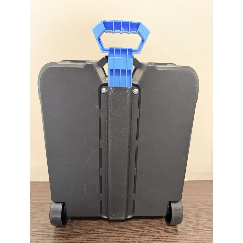 Hot Wheels Challenge Accepted 110 Car Storage Case w/ Retractable Handle Wheels